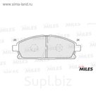 Тормозные колодки передние MILES E100166