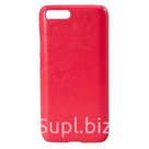 Красный чехол-накладка для Xiaomi Mi6 Leather Case 