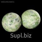 Массажёр "Шары", нефрит, 5 см, 2 шт