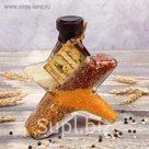 Бутылка декоративная "Звезда" h=16,5