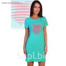 Туника женская Джумана цвет ментол, р-р 50