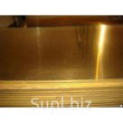 Лист латунный 2,5х600х1500 Л-63м