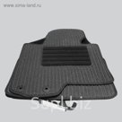 Коврики в салон для Suzuki Jimny 1998-н.в., 4 шт., текстиль "Robust-Lux", серый