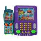 Водная игра Телефончик 2 игры цвета МИКС