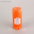 Свеча классическая 8х20 см, оранжевая