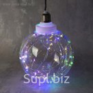 Фигура "Лампочка" 15 см, 50 LED-12V, адаптер в комплекте, МУЛЬТИ