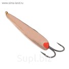 Блесна зимняя "Пирс" Окуневочка, вес 3,6 г, медь с двойником