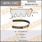 Ремень приводной  Masuma 4PK740