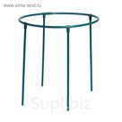 Кустодержатель, d=50 см, h=50 см, ножка d=1.2 см, пластик, зелёный, «Роза»