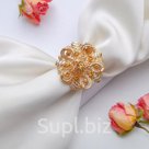 Кольцо для платка Петли цвет шампанского в золоте