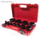 Набор зубчатых головок JTC, 1/2", внешние, 11 предметов