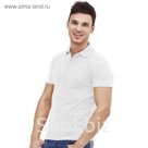 Рубашка-поло мужская StanUniform, размер 46, цвет белый 185 г/м 04U