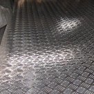 Лист рифленый нержавеющий 0.5-12мм чечевица