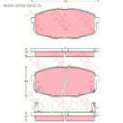 Колодки тормозные TRW GDB3342