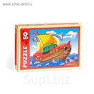 Пазл "Веселый транспорт", 80 элементов, МИКС