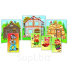 Развивающая игра РАДУГА С-663 Три поросёнка ( с кармашками)