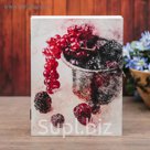 Ключница фанера "Ягоды" 20х26х6,5 см
