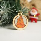 Бирка "Мишка", D=5см