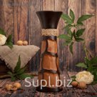 Ваза из мангового дерева "Мир прекрас" 35х12,5х12,5 см