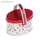 Шкатулка с ручкой "Цветочное представление"