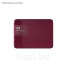 Внешний жесткий диск WD USB 3.0 2 Тб WDBNFV0020BBY-EEUE My Passport Ultra 2.5", красный