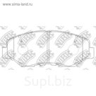Колодки тормозные дисковые NIBK PN8485