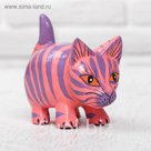 Сувенир дерево "Розовый котик" 11х5х8,5 см