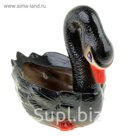 Фигурное кашпо 3,6 л "Чёрный лебедь"