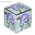 Шкатулка "Сиреневый цветок"