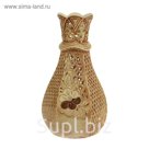 Ваза напольная "Феона" шамот, резная, микс