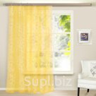 Штора вуаль с тиснением МИКС 280х260 см, цв. св.желтый, пэ 100%