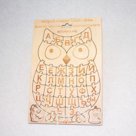 Пазл Сова с алфавитом