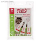 Био-Капли репеллентные Ms.Kiss  для крупных кошек весом более 2 кг, 3 х 2,5 мл
