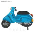 Шар фольгированный 37" "Скутер", street, цвет синий