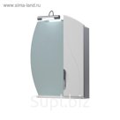 Шкаф-зеркало Гротеск 60С белый