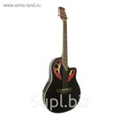 Электроакустическая гитара MARTINEZ W-164 P/BK