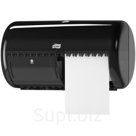 557008: Двойной диспенсер для туалетной бумаги в стандартных рулонах Торк Elevation (Т4 (Tork), ударопрочный пластик ABS, черный)