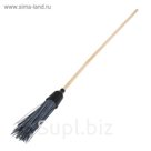 Метла "3-ка" с берёзовым черенком 120 см