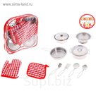 Набор металлической посуды "Поварёнок", 10 предметов