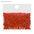 Стразы для алмазной вышивки, 10 гр, не клеевые, круглые d=2,5мм 900 Orange Red DK