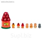 Пальчиковый театр "Три поросёнка", в домике