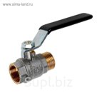 Кран шаровой  JIF, внутренняя/наружная резьба 1/2", ручка никелированный