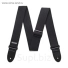 Ремень для гитары Dunlop D21-01BK  хлопок, черный