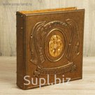 Сейф дерево книга "Евгений Онегин" кожзам 26х25,5х6 см