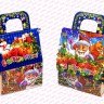 Коробка подарочная 12*10*18 см. "Новый Год" Арт: NY 100-11