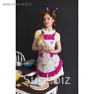 Фартук LISTELLE COLLECTION «Полевые цветы», с волнами, 2 кармана, 170 × 98 см