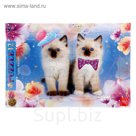 Пазлы в рамке "Котята", 12 элементов