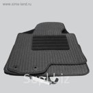 Коврики в салон для Chevrolet Captiva (C100,C140) 2006 -2011, 4 шт., текстиль "Robust-Lux", серый