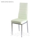 Стул на металлокаркасе В-1 хром люкс/топленое молоко