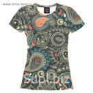 Футболка женская "Расписные огурцы", размер L ABS-500899